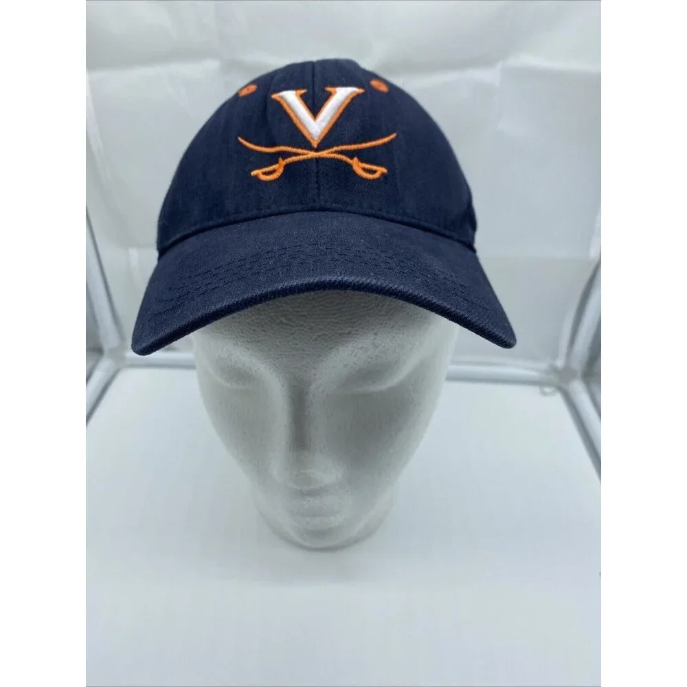 Virginia Cavaliers Blue Adjustable Youth Baseball Cap Hat One Fit Stretch